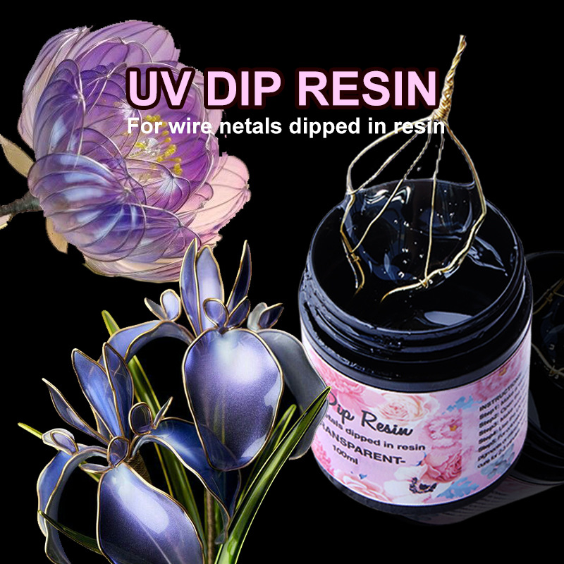 UV DIP Resin Glue UV Flower-Ma - огляд і ціна Jewelry Making Light