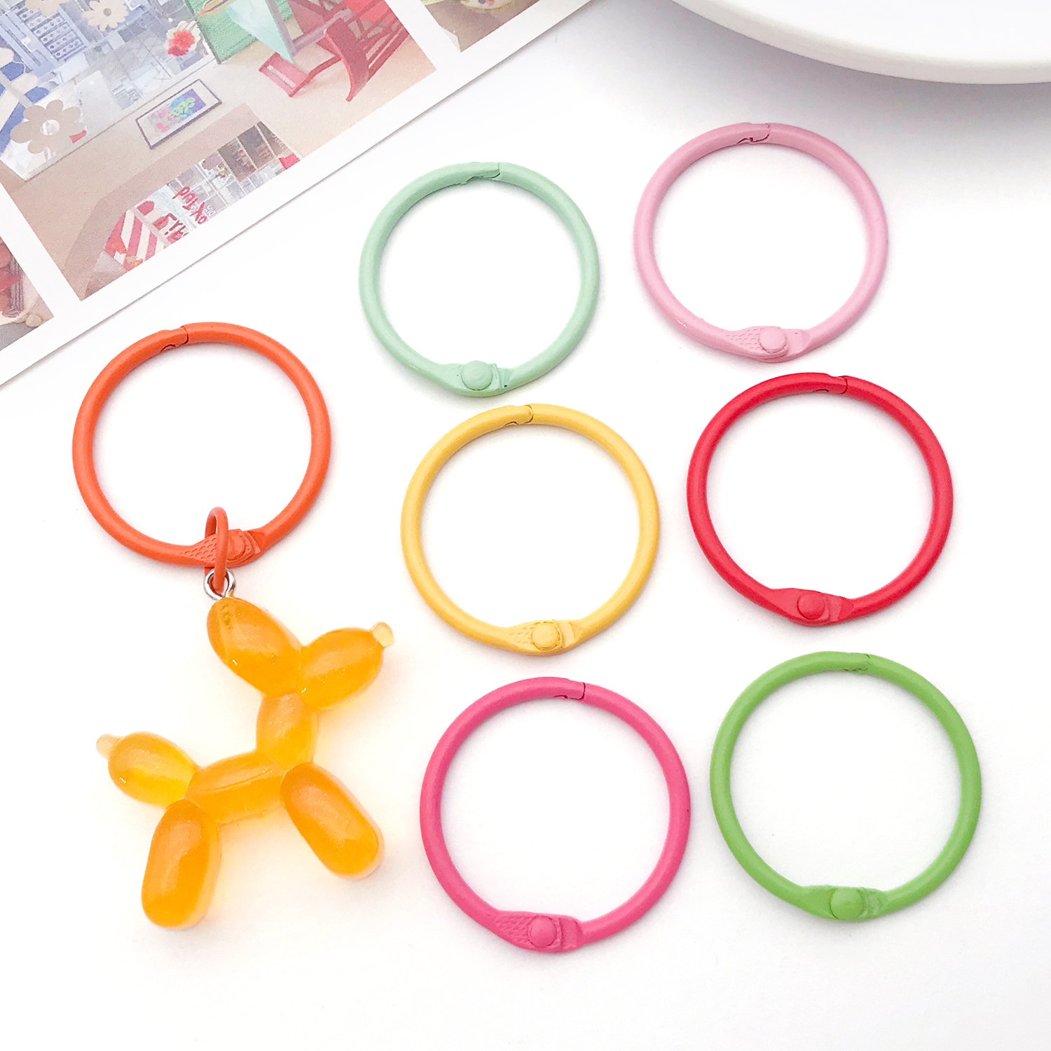 20pcs Binder Rings Loose Leaf  - огляд і ціна Jewelry Making Guide Book