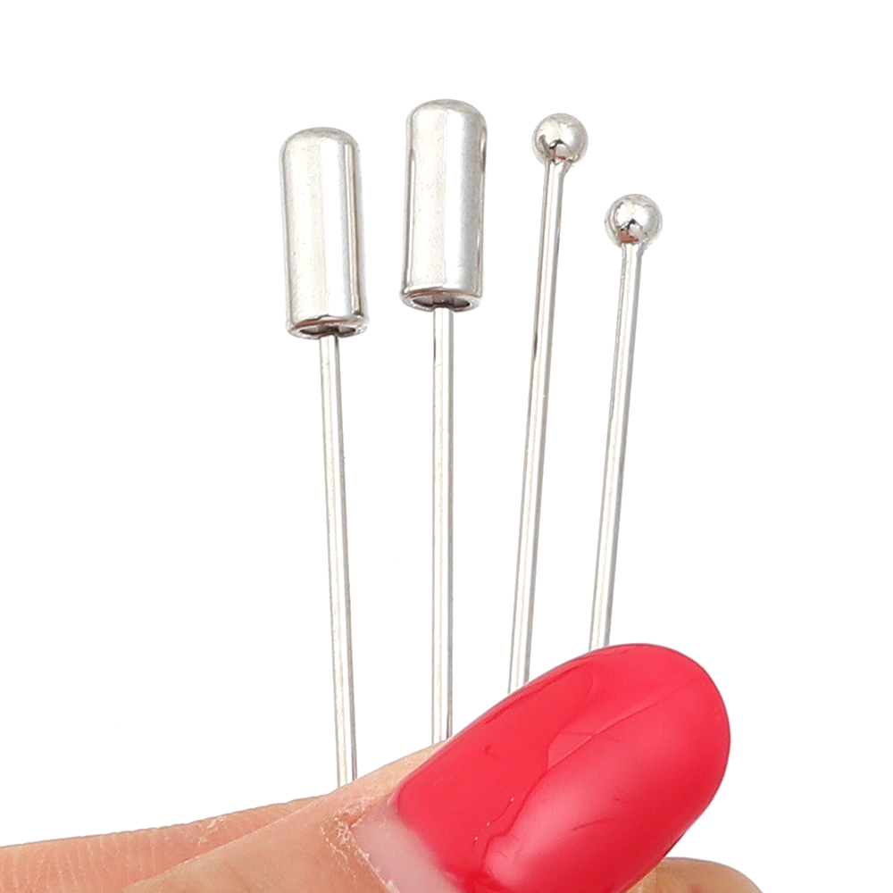 10pcs/lot 60/90cm Rhodium Colo - огляд і ціна Jewelry Making Head Pins