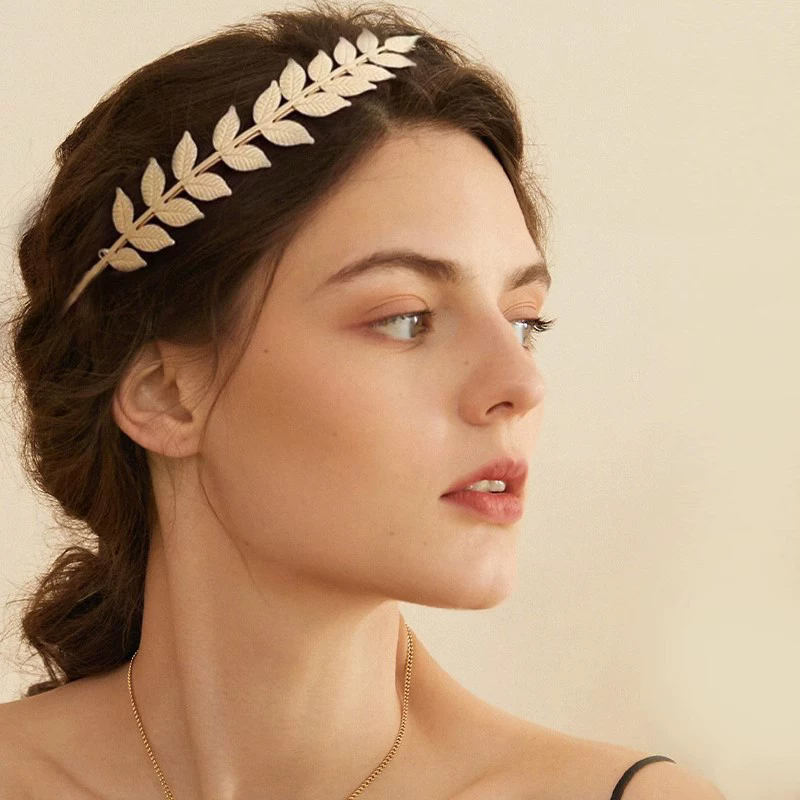 【P】Gold Leaf Headband Headpiec - огляд і ціна Jewelry Making Adults