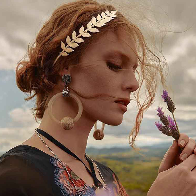 【P】Gold Leaf Headband Headpiec - огляд і ціна Jewelry Making Adults