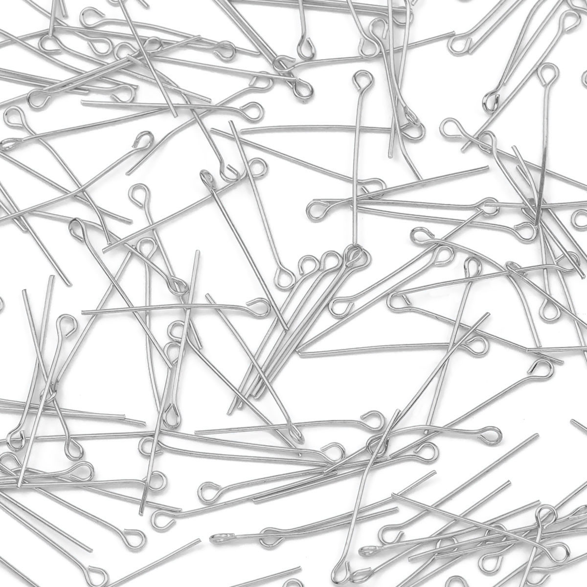 100Pcs/Lot Stainless Steel Eye - огляд і ціна Jewelry Making Head Pins