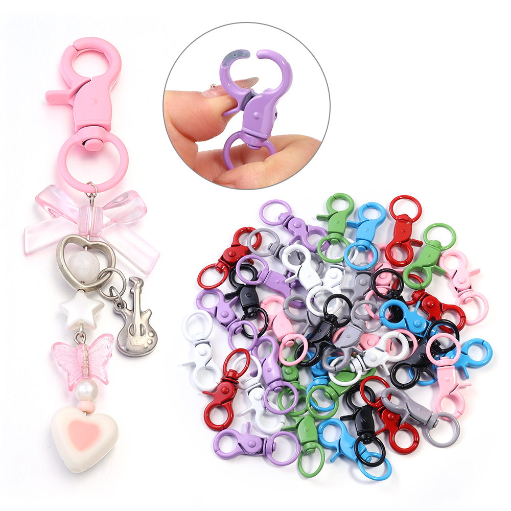 5Pcs/Lot Colorful Swivel Lobst - огляд і ціна Jewelry Making Basics
