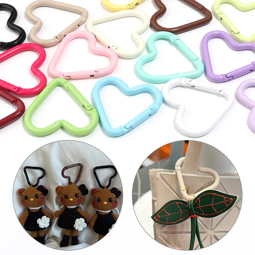 5pcs Colorful Heart-shaped Alu - огляд і ціна Jewelry Making Basics