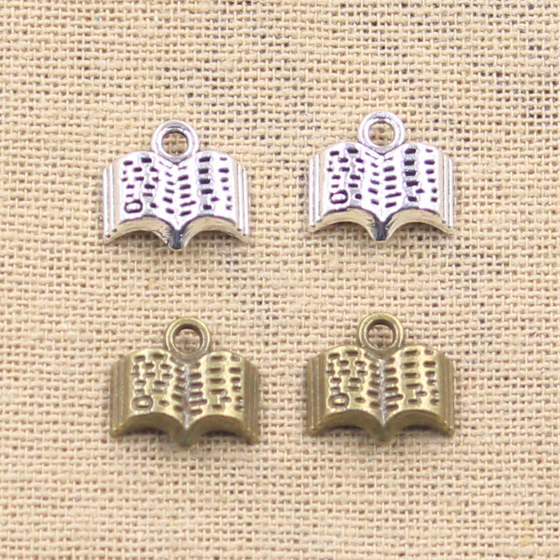 15pcs Charms Open Holy Bible B - огляд і ціна Jewelry Making Guide Book