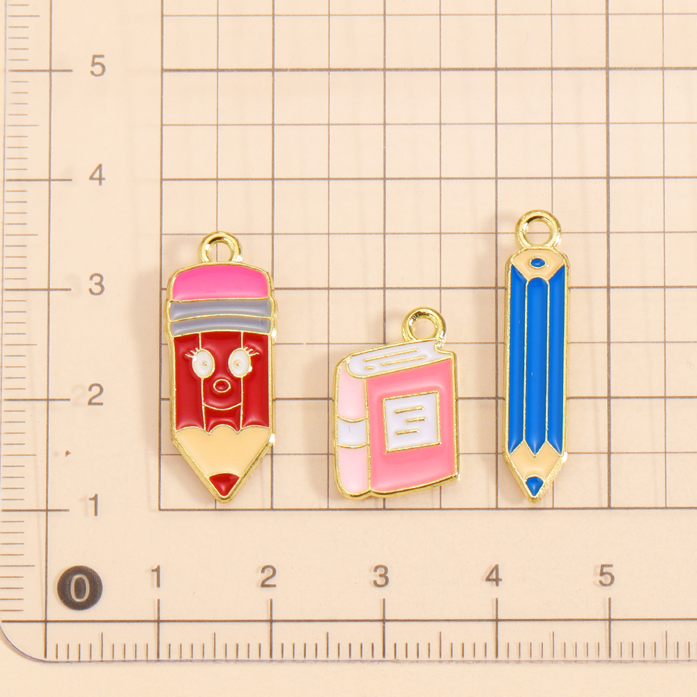 10Pcs Cute Fun Enamel Book Pen - огляд і ціна Jewelry Making Guide Book