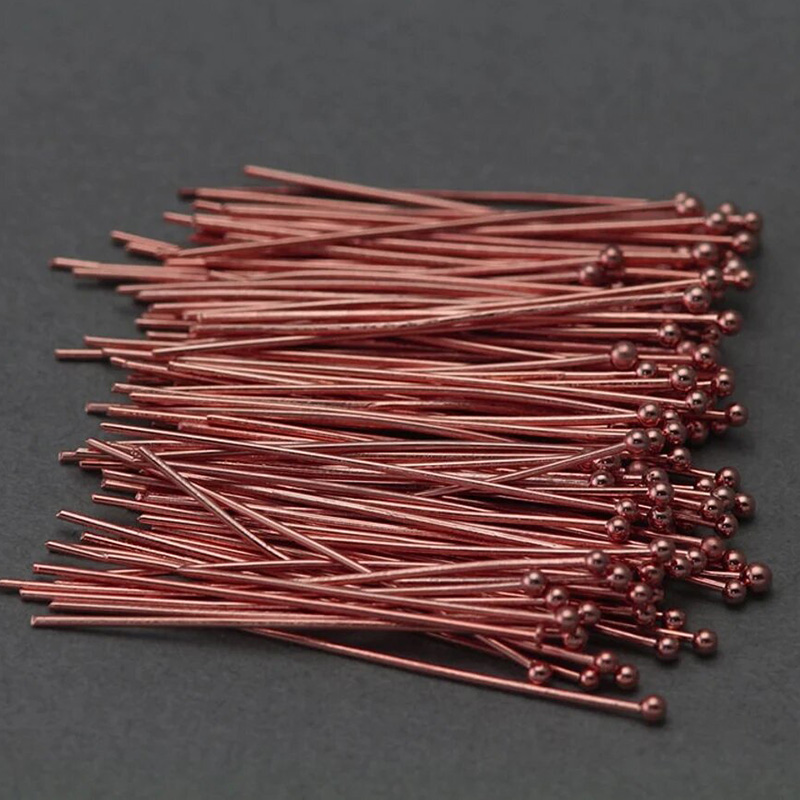 14K Rose Gold Filled Ball Head - огляд і ціна Jewelry Making Head Pins