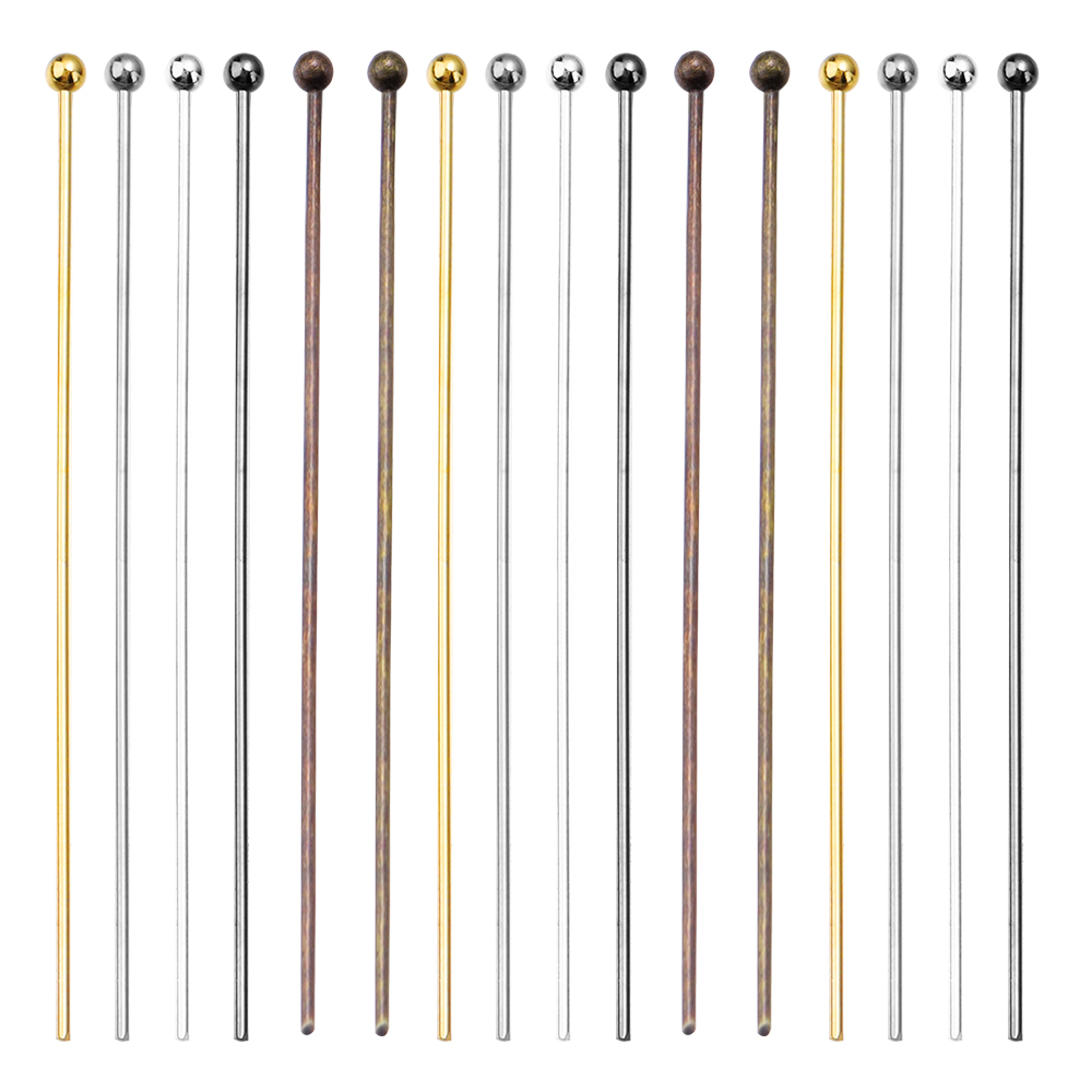 100/200pcs Copper Ball Head Pi - огляд і ціна Jewelry Making Head Pins