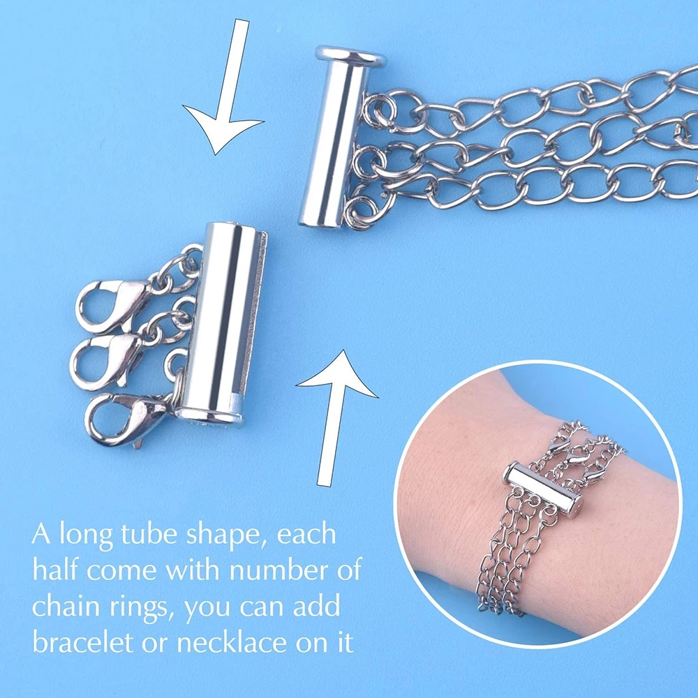 2pcs Multi Strand Necklace Lay - огляд і ціна Jewelry Making Metals