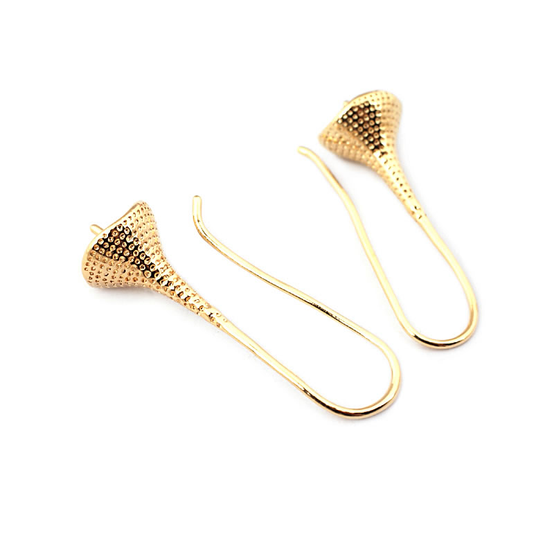 18K Gold Color Brass Can fit H - огляд і ціна Jewelry Making Basics