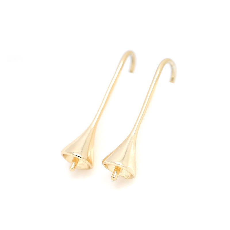 18K Gold Color Brass Can fit H - огляд і ціна Jewelry Making Basics