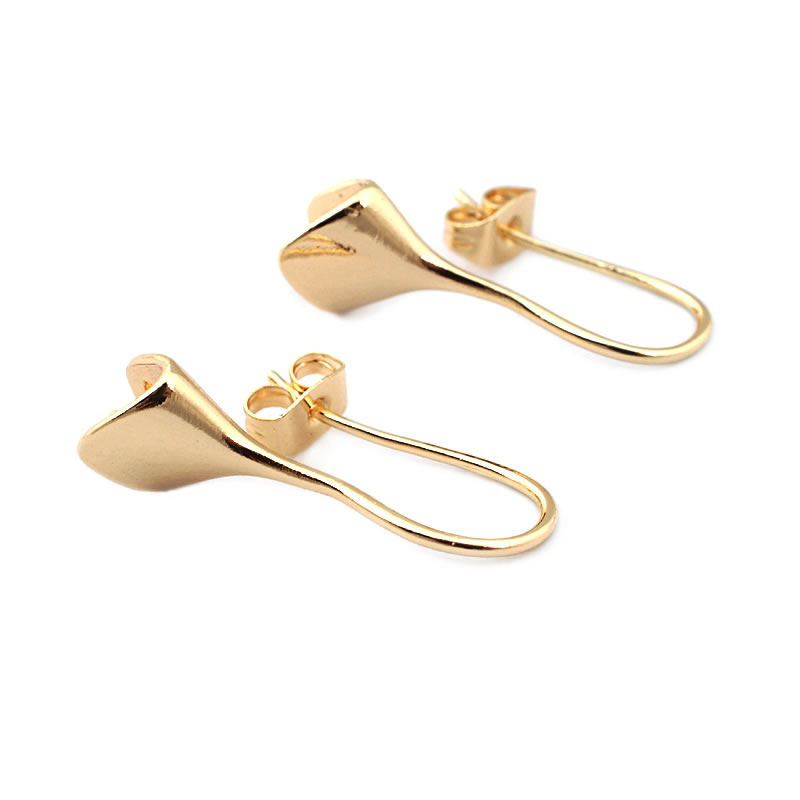 18K Gold Color Brass Can fit H - огляд і ціна Jewelry Making Basics