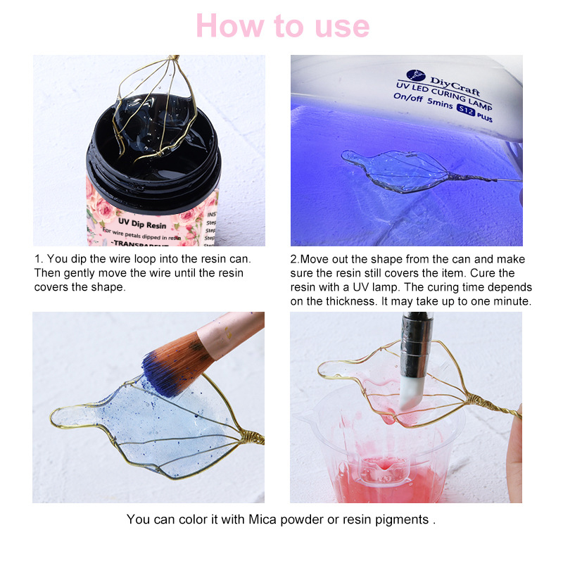40/100/200g UV Dip Resin Glue  - огляд і ціна Jewelry Making At Home
