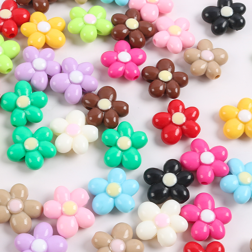 5pcs 20mm Colorful Acrylic Bea - огляд і ціна Jewelry Making For 5 Year Old