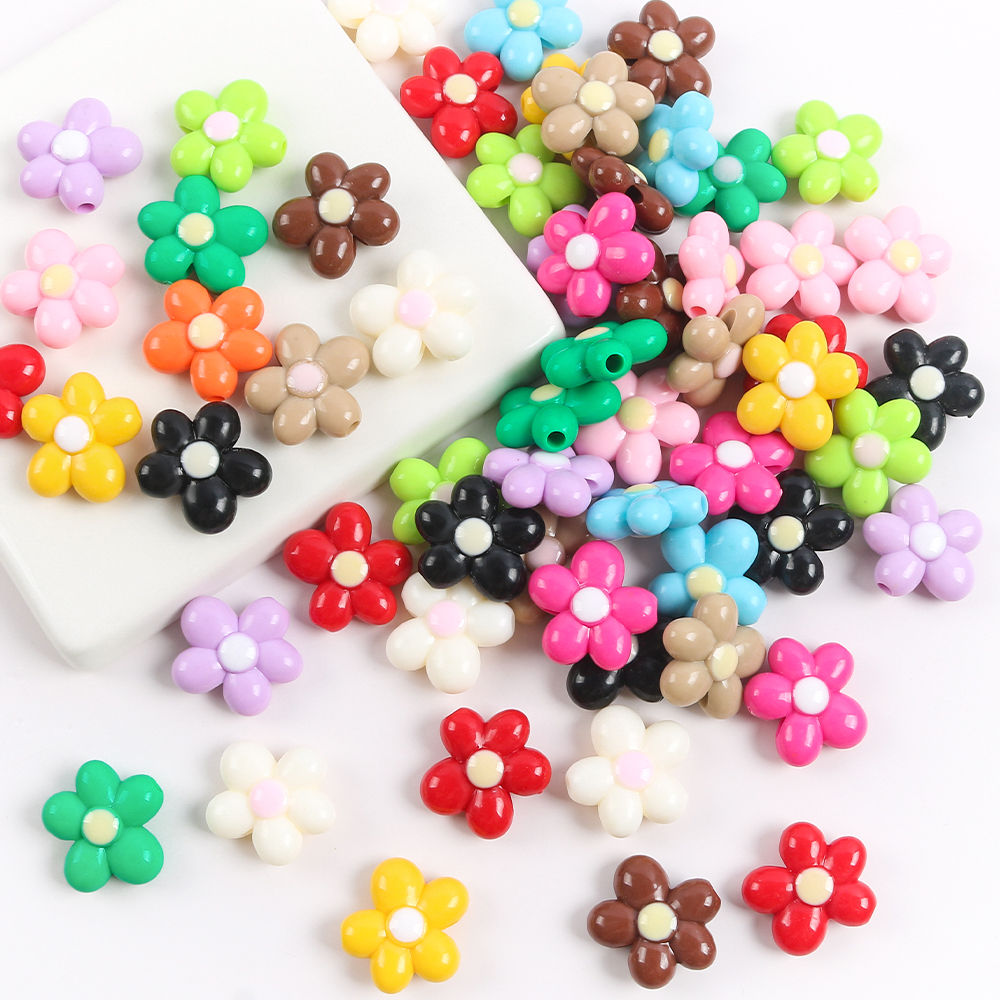 5pcs 20mm Colorful Acrylic Bea - огляд і ціна Jewelry Making For 5 Year Old