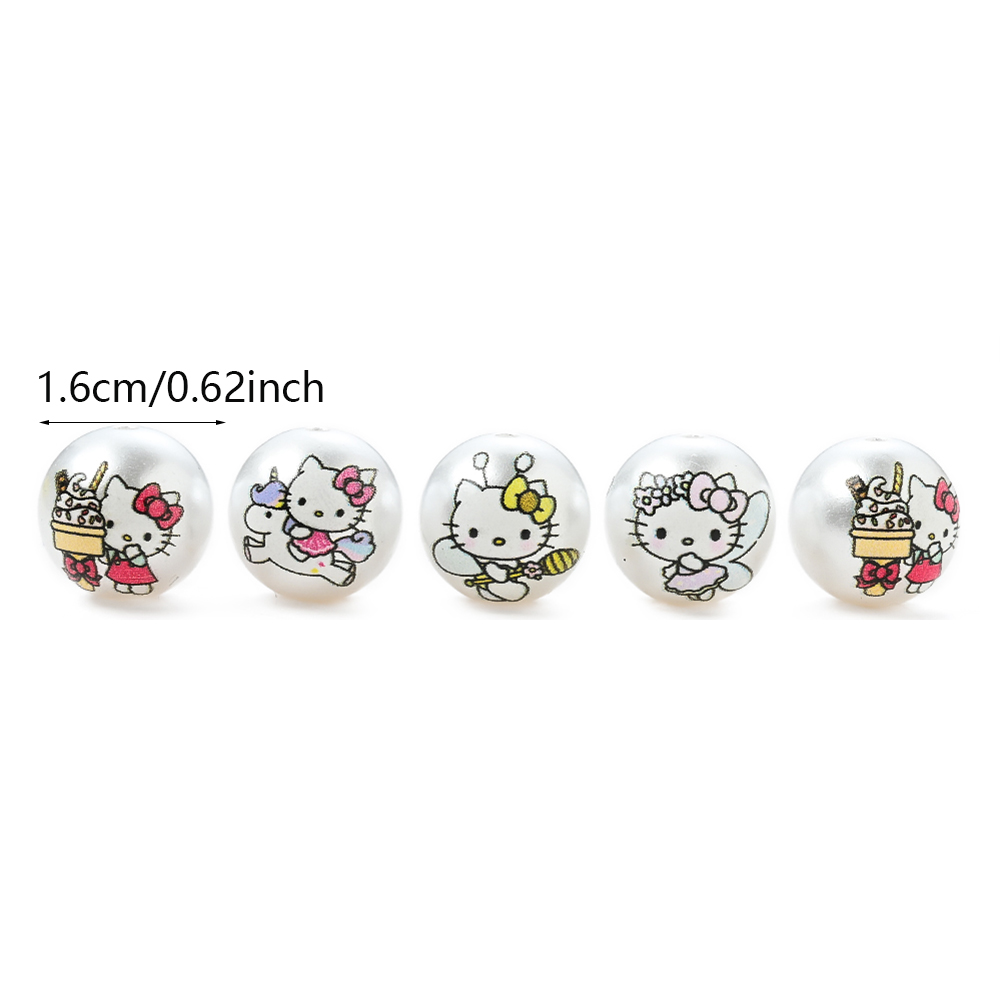10pcs Sanrio Hello Kitty Round - огляд і ціна Jewelry Making For Dummies